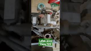 Letak accu vario 125 posisiaccu125 [upl. by Ashil]