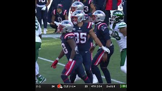 Kayshon Boutte with a spectacular catch for a 34yard Gain vs New York Jets [upl. by Hurty]