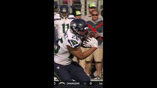 Zach Charbonnet rushes for a 23yard Gain vs San Francisco 49ers [upl. by Durrell]