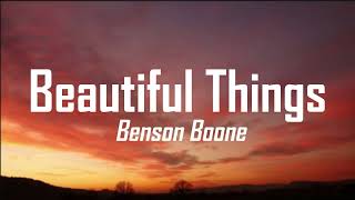 Beautiful Things  Benson Boone Lyrics [upl. by Sabino507]