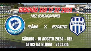 GLÓRIA DE VACARIA X ESPORTIVO [upl. by Anauj]