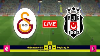 🔴Galatasaray vs Besiktas  Turkish Super Lig Match Live [upl. by Adanama]