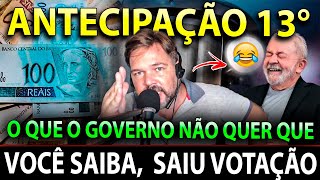 ABONO PARA APOSENTADO amp PENSIONISTAS  Um Salário MÍNIMO Antecipação 13° Saiu Votação [upl. by Lucias]