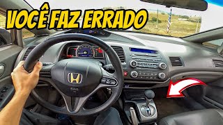 COMO DIRIGIR CARRO AUTOMÁTICO DO JEITO CERTO [upl. by Idelson]