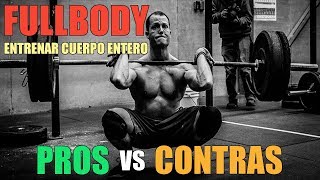 PROS y CONTRAS de ENTRENAR FULLBODY  ANÁLISIS del ENTRENO de CUERPO ENTERO [upl. by Yaakov]