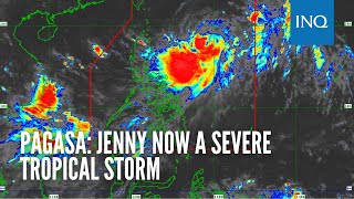 Pagasa Jenny now a severe tropical storm [upl. by Llen]