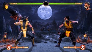 Mortal Kombat 9  MK11 Scorpion MK3 Skin  Expert Ladder  Gameplay 1080p  60ᶠᵖˢ ✔ [upl. by Nosmas114]