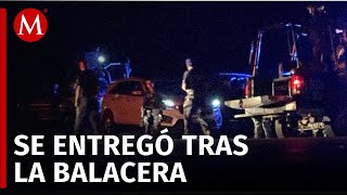 Balacera contra policías de Zacatecas genera caos en la carretera federal 45 [upl. by Soilissav]