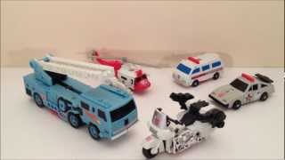 TRANSFORMERS G1 PROTECTOBOTS  VINTAGE TOY REVIEW [upl. by Bram271]