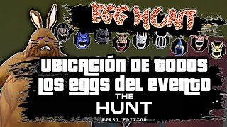 Ubicación de Todos Los HuevosEgg quotTHE HUNTquot  Shindo Life X Roblox [upl. by Wildee]