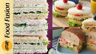 3 Quick amp Easy Sandwich Recipes By Food Fusion [upl. by Duncan]