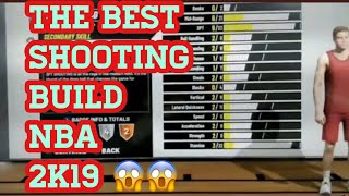 NBA 2K19 BEST SHOOTING ARCHETYPE  BEST SHARPSHOOTER BUILD BEST BADGES  SHOT CREATOR DUAL ARCHETYPE [upl. by Nueoras]