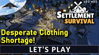 Lets Play Settlement Survival s01 e05 [upl. by Ennagem]