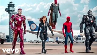 CJ  Whoopty Robert Cristian amp ERS Remix  Captain America Civil War Airport Battle Scene [upl. by Anaeli]