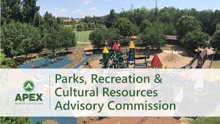 20240925 Parks Recreation and Cultural Resources Advisory Commission Meeting [upl. by Four205]