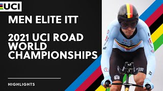 Men Elite ITT Highlights  2021 UCI Road World Championships [upl. by Lenahs]