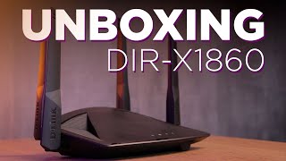 NOVO Roteador EXO WiFi 6 da DLink DIRX1860 AX1800 UNBOXING [upl. by Aidyn]