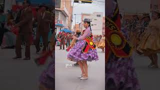 🇧🇴 en VIACHA PreEntrada folklorica Danza KULLAWADA fraternidades folklore Bolivia LaPaz [upl. by Ytsirk]