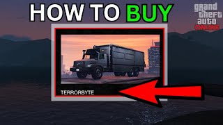 HOW TO BUY TERRORBYTE IN GTA 5 ONLINE [upl. by Aerdnac]