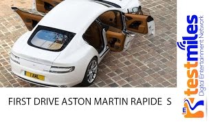 First Drive 2016 Aston Martin Rapide S 4K [upl. by Nylyaj]