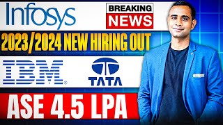 🔥Infosys Hiring  Breaking News 202324  IBM amp TATA Hiring  Batch 20252028🔥 [upl. by Alusru]