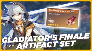 GLADIATORS FINALE SET  GENSHIN IMPACT ARTIFACT SET SERIES [upl. by Dalston]