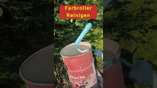 Farbroller Reinigen  NIE WIEDER OHNE [upl. by Arretahs560]