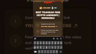 Best Telegram Free CRYPTO AIRDROPS  Memefi CODE muskimpire blum MEMEfi [upl. by Hsirk756]