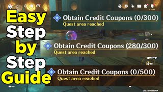 Obtain Credit Coupons Complete Step by Step Easy Guide [upl. by Atsugua902]