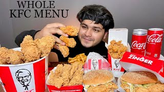 KFC KENTUCKY FRIED CHICKEN•MUKBANG  KFC EATING CHALLENGE  MUKBANG  EATING SHOW [upl. by Angel]