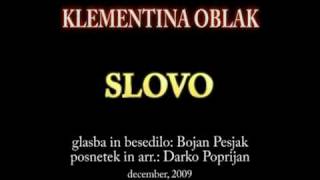 Klementina Oblak  SLOVOavi [upl. by Calmas601]