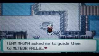 Pokemon Emerald Walkthrough Part 24 Meteor Falls amp Route 115 [upl. by Ettenej415]