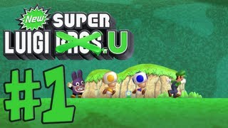 New Super Luigi U  100 Coop Walkthrough Part 1 [upl. by Ylloh]