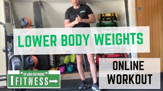 Lower Body Weights Workout [upl. by Ennahgiel]