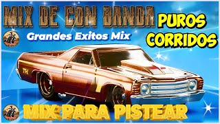 🎉🎉Mix De Con Banda Viejitos Famosos  Puros Corridos Con Banda Mix  Mix Pa Pistear 2024🎉🎉🎉14241111 [upl. by Lokim]