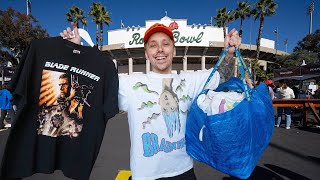 Shopping For Vintage At The Rose Bowl Flea Market [upl. by Cromwell]