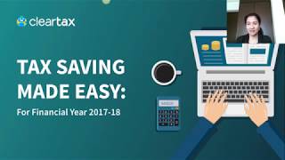 How to save tax in IndiaTax saving made easy for FY 201718  Best tax saving options for employees [upl. by Assiram37]