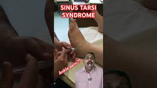 Sinus tarsi syndrome  doctor orthopedics  doctorabin [upl. by Hutchings]