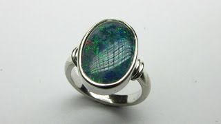 Cabochon opal ring [upl. by Rennane43]