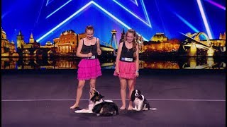 ČESKO SLOVENSKO MÁ TALENT 2018  Timea amp Sofia Triščové [upl. by Eenad555]