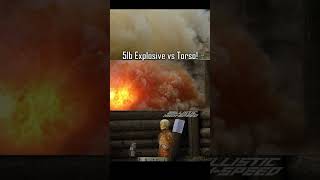 5lb Explosive vs Ballistic Torso [upl. by Eresed]