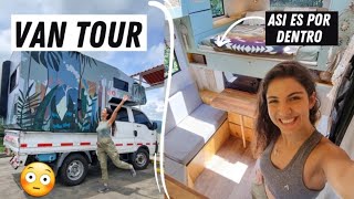 VAN TOUR 😍El MOTOR HOME de nuestros SUEÑOS 🚛 Hecho con NUESTRAS PROPIAS MANOS 🤯 [upl. by Imehon]