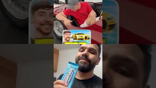 Reaction Mr Beast abrindo um carro de 100 milhões de dólares automobile money luxury mrbeast [upl. by Aleel]