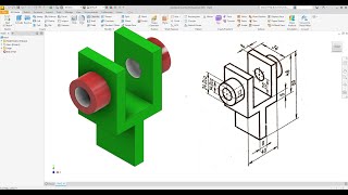 Autodesk Inventor Tutorial 38 [upl. by Brunhild420]