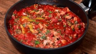 How to use tomato passata tinned and crushed tomatoes to create the perfect pasta sauce [upl. by Lyrrad744]