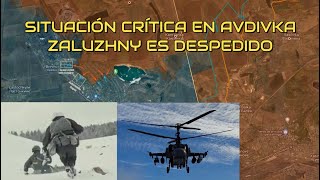 Rusia expulsa a Ucrania de otra parte importante en Avdivka Zelensky despidió a Zaluzhny 0822024 [upl. by Eisenstark]