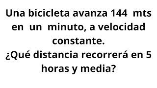 RAZONAMIENTO MATEMATICO PUEDES CALCULAR LA DISTANCIA [upl. by Amarette]