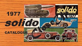 SOLIDO CATALOGUE 1977 Catalog CloseUp [upl. by Nnilsia]