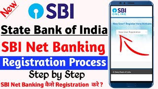 SBI Net Banking Registration Online Process Step By Step  How to Create SBI Internet Banking [upl. by Naharba]