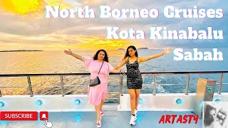 NORTH BORNEO CRUISES IN KOTA KINABALU 2024  Sunset Dinner Cruise in Sabah  Artasty ​⁠ [upl. by Ymerej91]